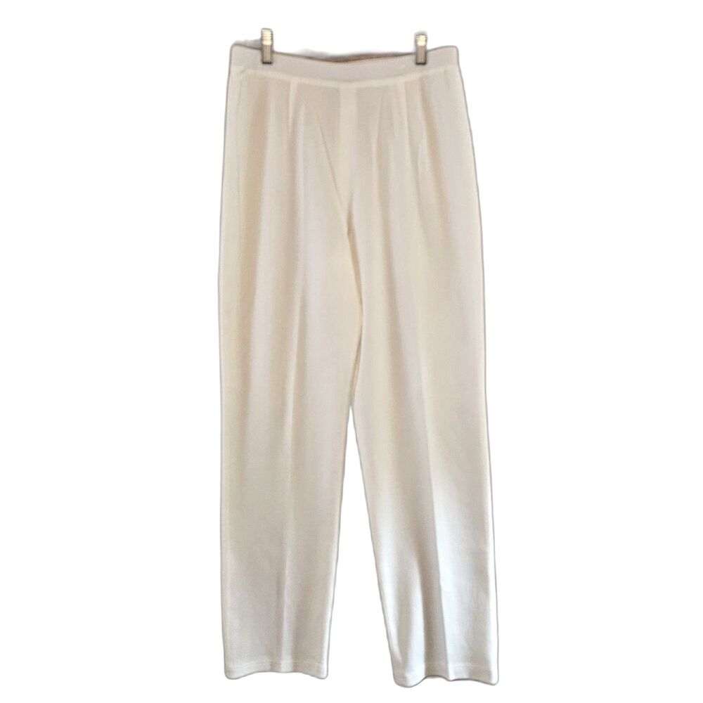 Exclusively Misook White Ponte knit pants